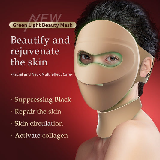 Photon Beauty Mask 2000mAh 444 LEDs 10min Daily Face Neck Care DS60A