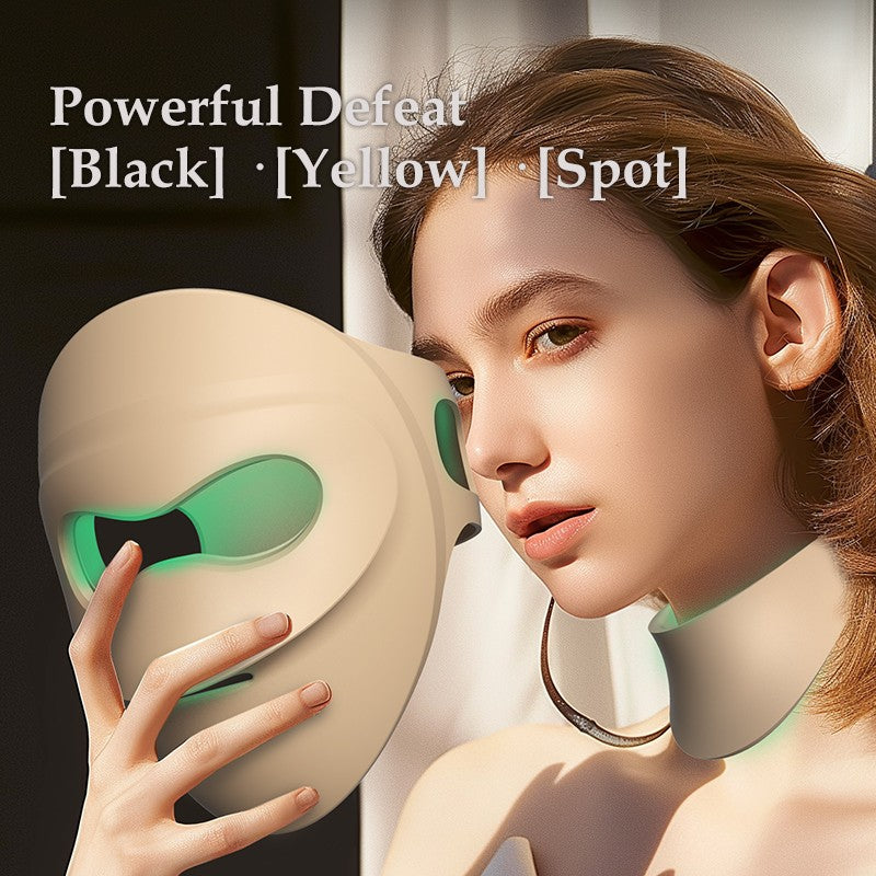 Photon Beauty Mask 2000mAh 444 LEDs 10min Daily Face Neck Care DS60A