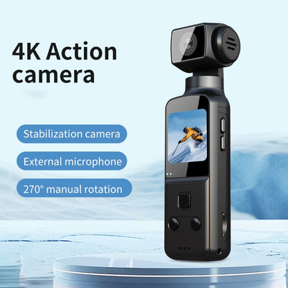 270° Rotating WiFi Action Camera 1000mAh Long Battery Life K1
