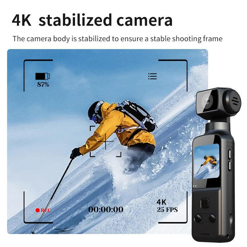 270° Rotating WiFi Action Camera 1000mAh Long Battery Life K1