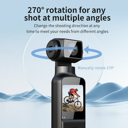270° Rotating WiFi Action Camera 1000mAh Long Battery Life K1