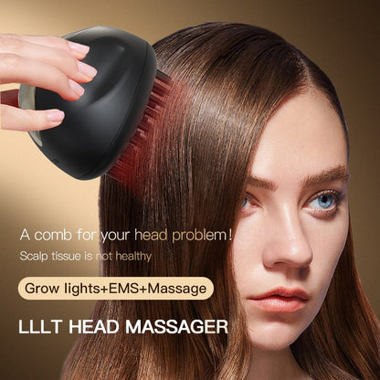 Hair Growth Comb 3 Vibration 3 EMS Microcurrent 1500mAh M08