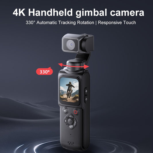 4K Face Tracking Gimbal Camera 2400mAh 180min Recording WiFi Transfer M105