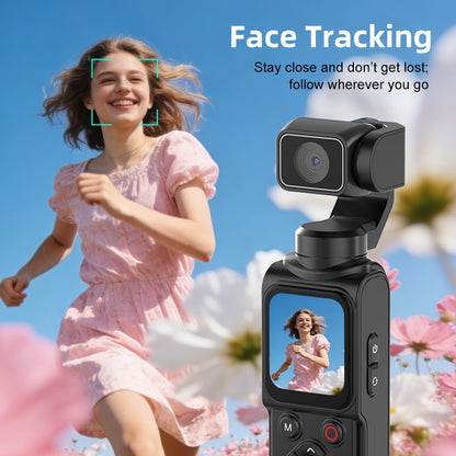 4K Face Tracking Gimbal Camera 2400mAh 180min Recording WiFi Transfer M105