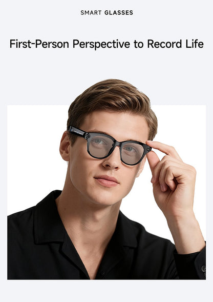 AI Smart Glasses with HD Shooting, Recording & Live Translation M89S