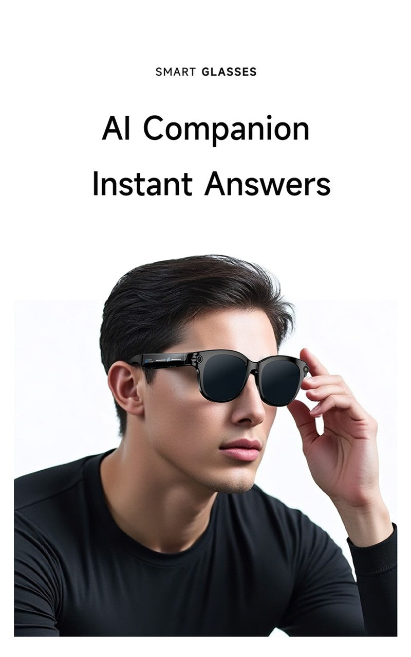 AI Smart Glasses with HD Shooting, Recording & Live Translation M89S