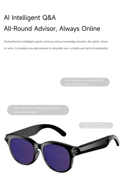 AI Smart Glasses with HD Shooting, Recording & Live Translation M89S