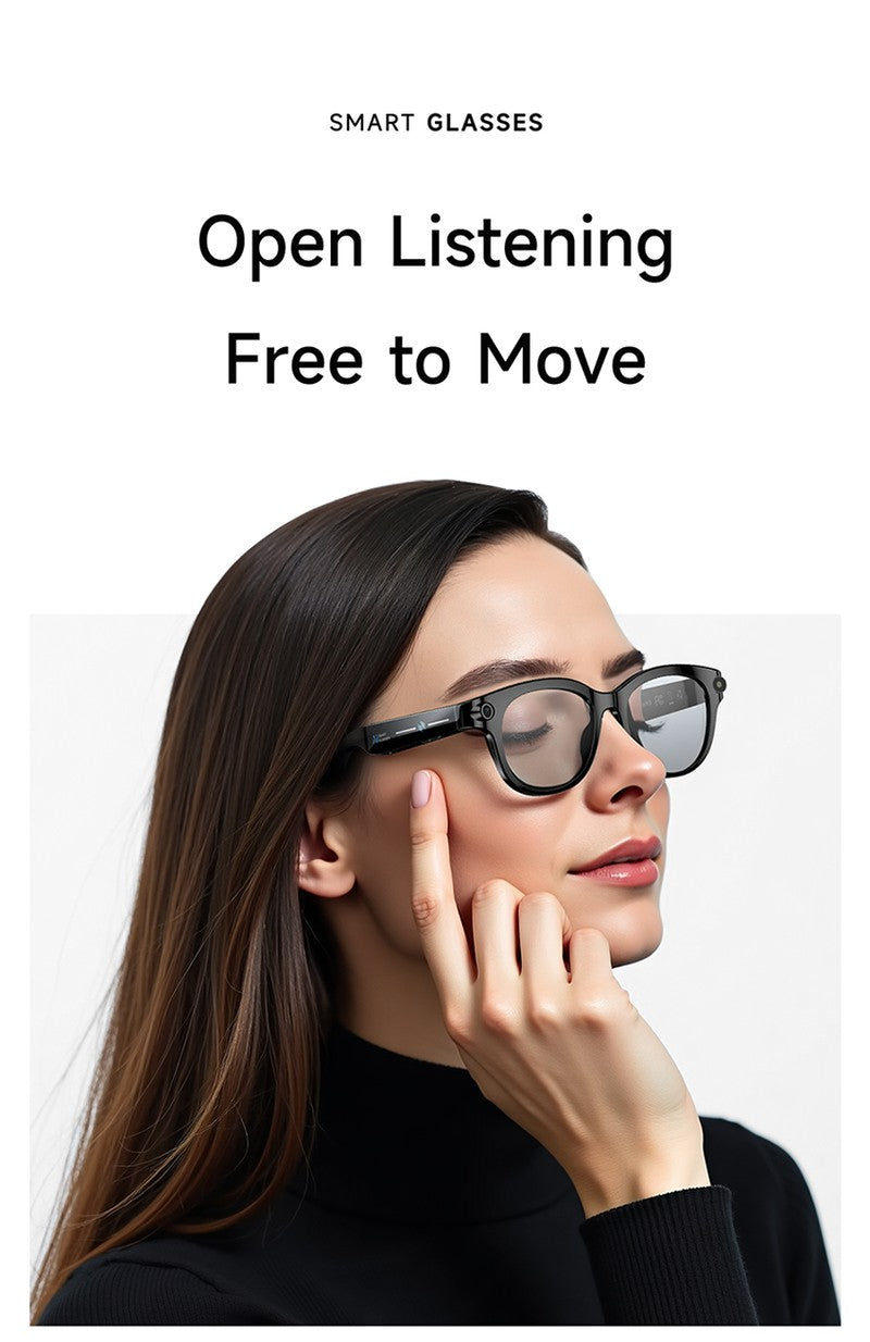 AI Smart Glasses with HD Shooting, Recording & Live Translation M89S