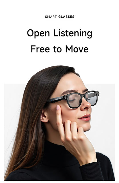 AI Smart Glasses with HD Shooting, Recording & Live Translation M89S