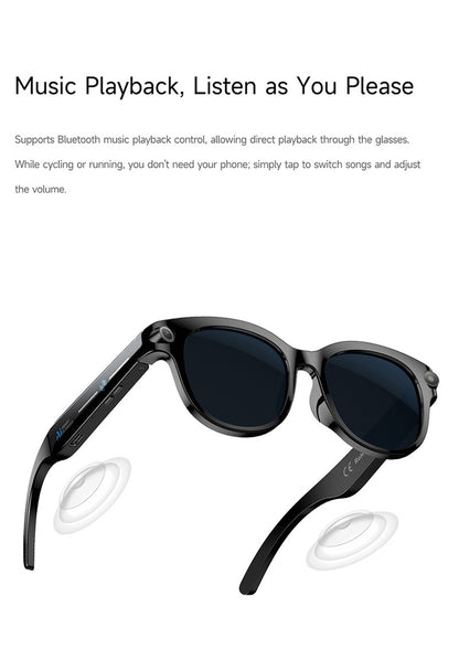 AI Smart Glasses with HD Shooting, Recording & Live Translation M89S