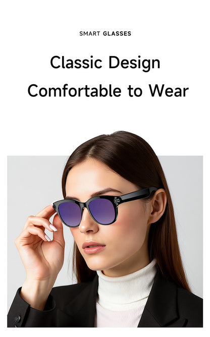 AI Smart Glasses with HD Shooting, Recording & Live Translation M89S